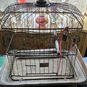 Hendrix brass bird cage